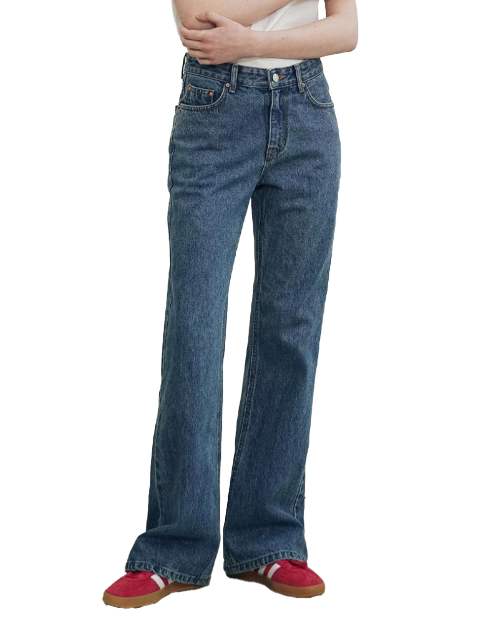 로우라이즈 부츠컷 데님