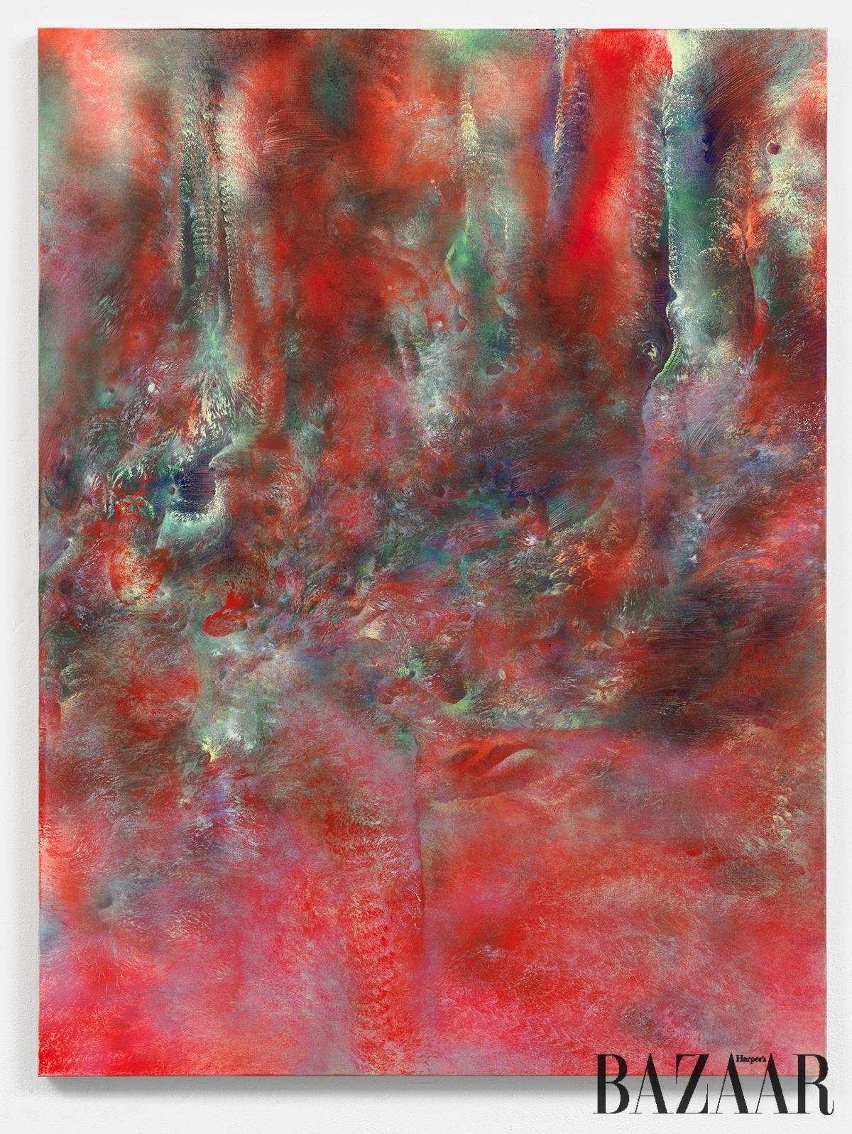 Lucy Bull, <16:55>, 2025, Oil on linen, 121.9x91.4x2.5cm, © Lucy Bull, courtesy David Kordansky Gallery. 