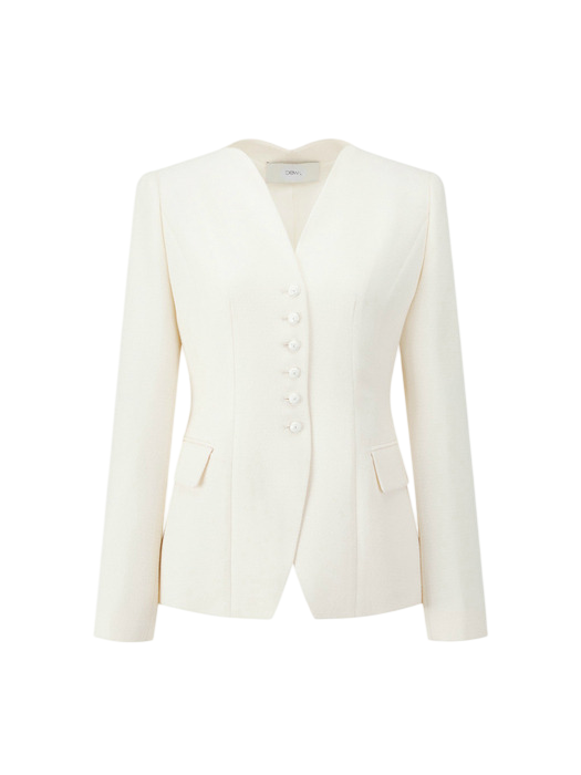 아워글래스 트위드 자켓