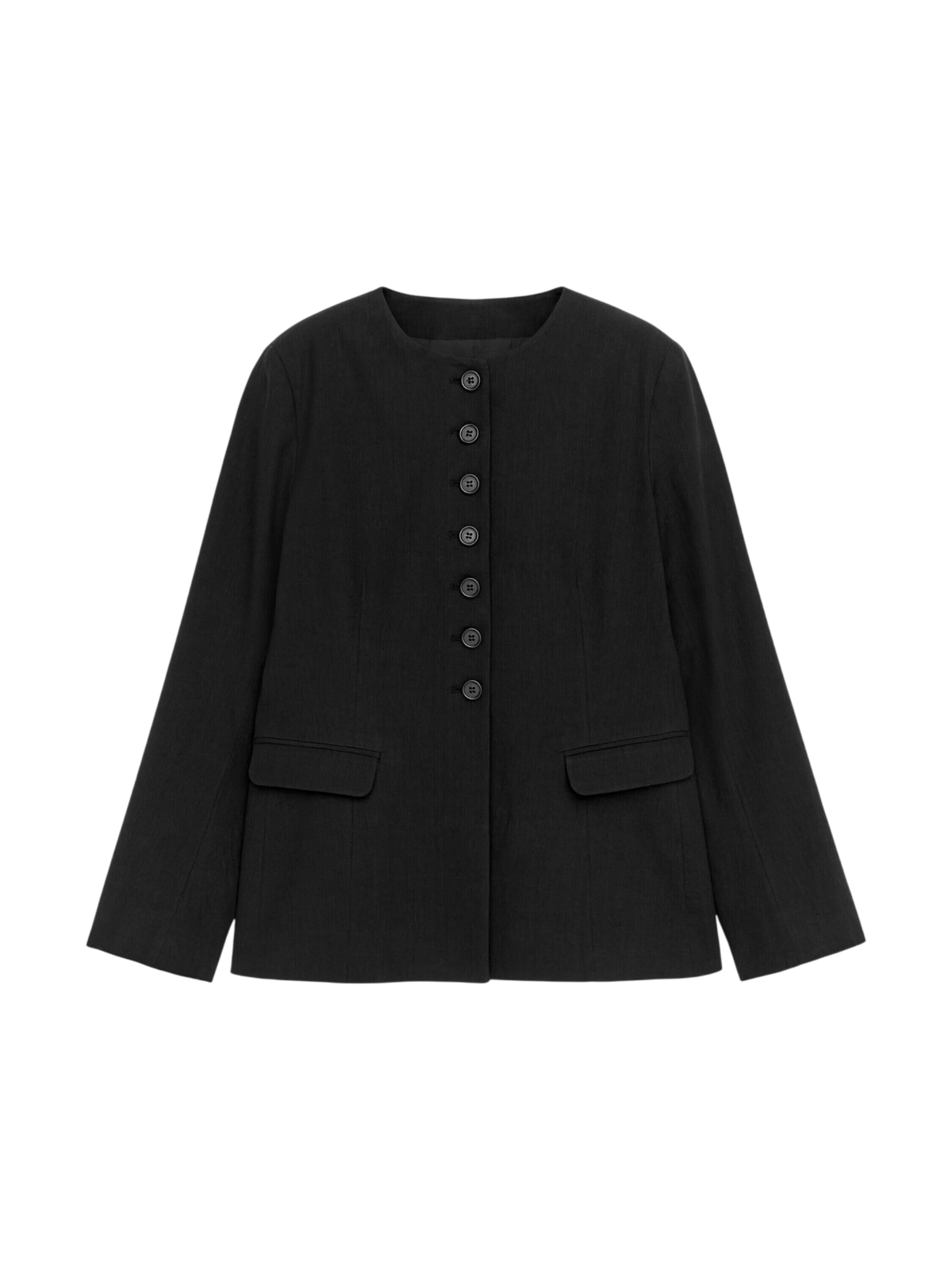 리넨 블렌드 블레이저