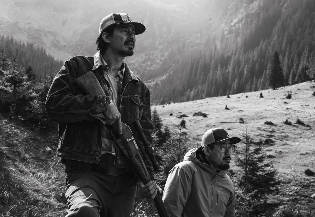 영화 <호프> 현장의 조인성과 나홍진 / 플러스엠 엔터테인먼트 