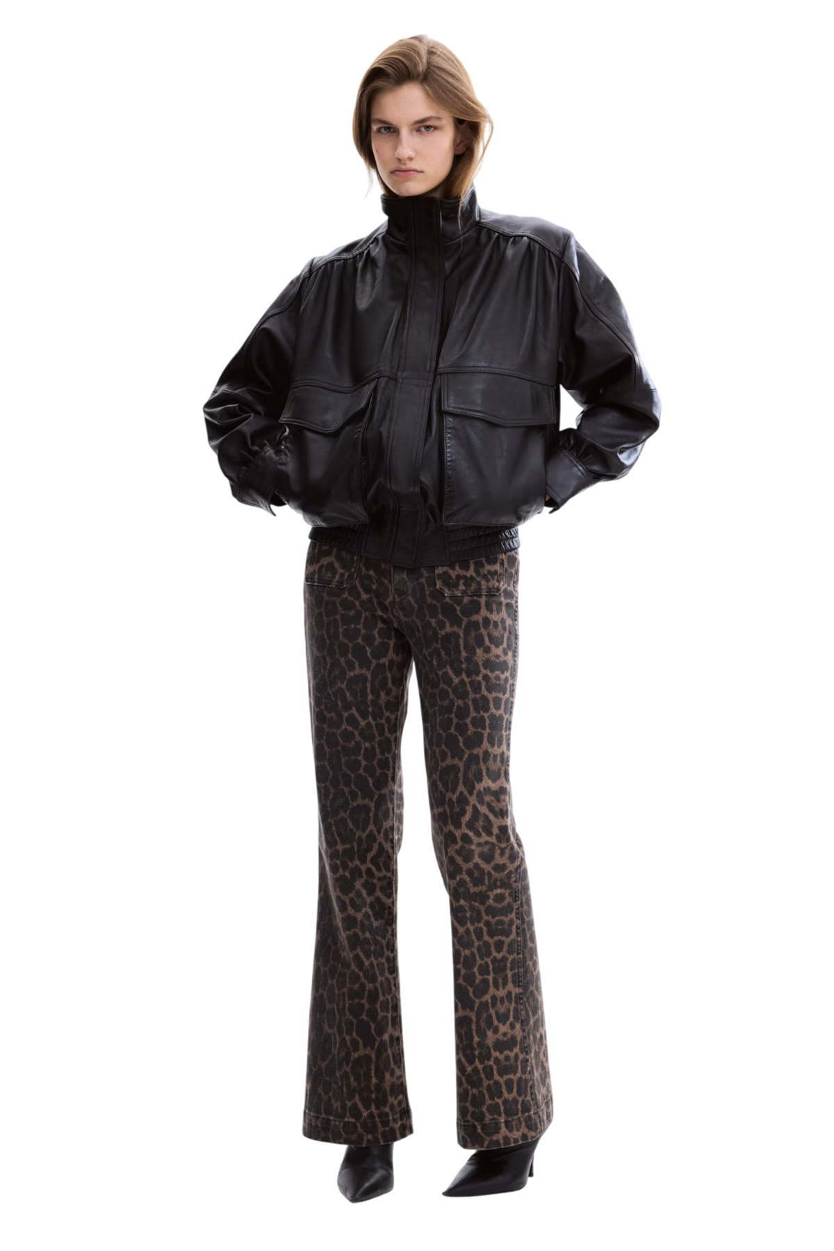 하이웨이스트 플레어 진