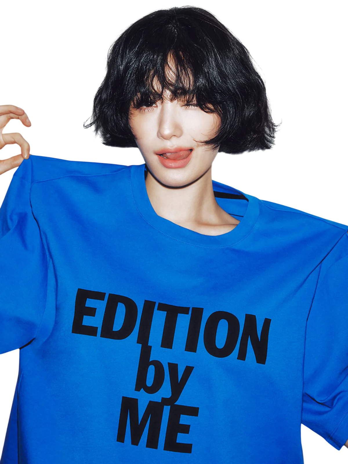 오버핏 레터링 티셔츠