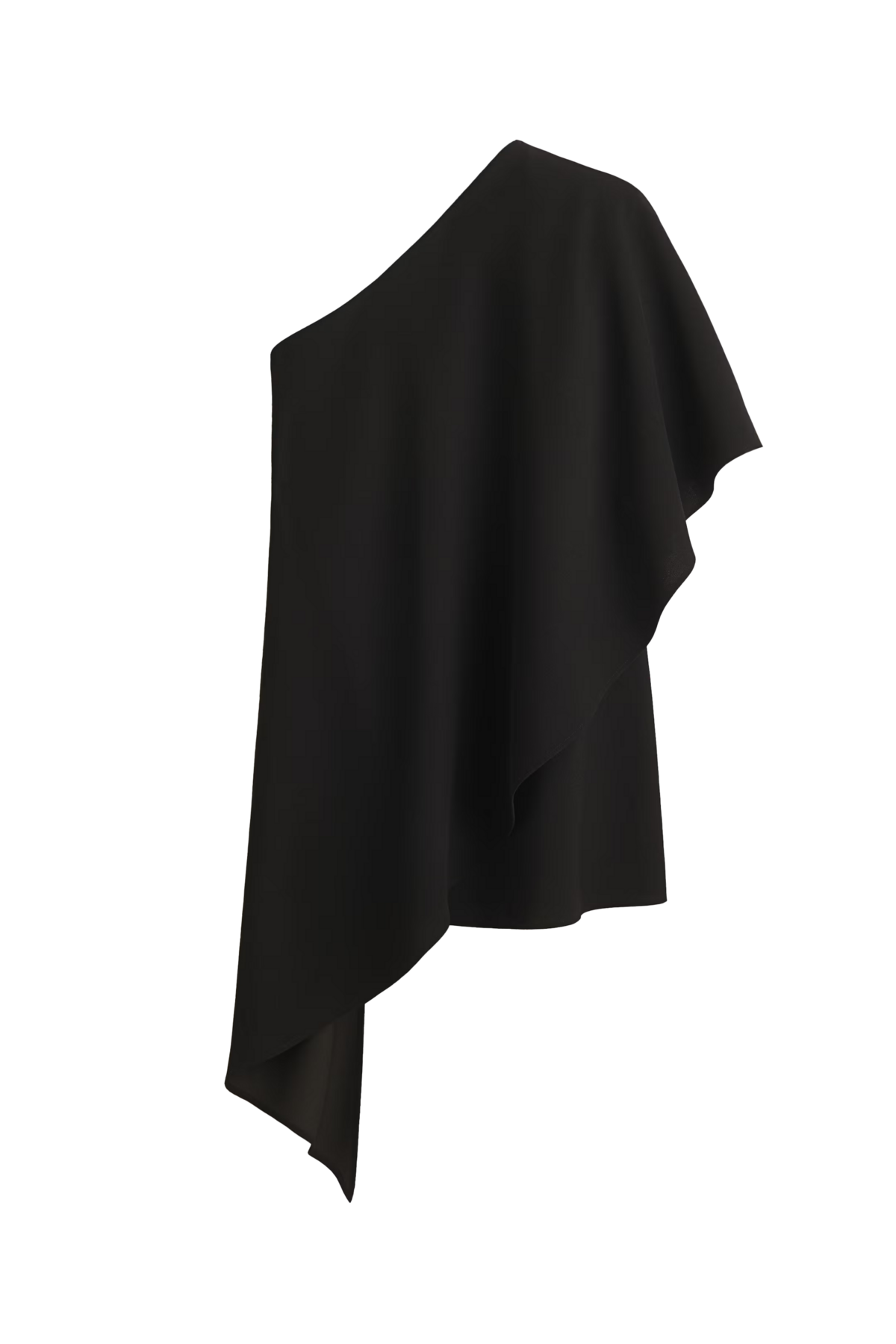 원숄더 케이프 드레스