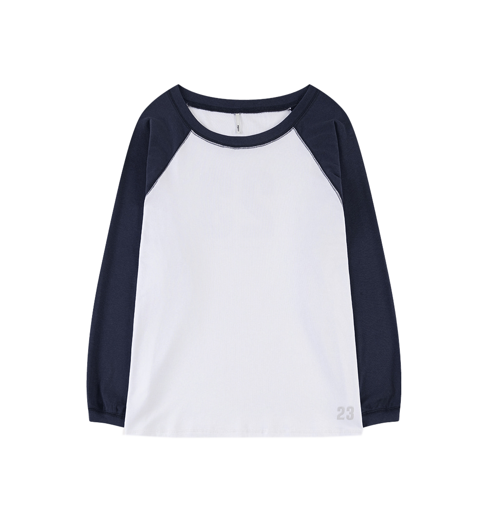 Number 23 Raglan Off-Shoulder T-Shirt