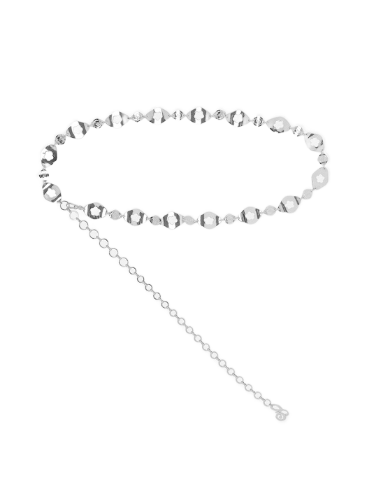 블루밍 로고 메탈 벨트