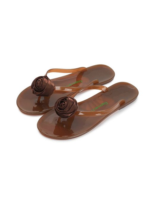 로즈 클리어 플립플랍
