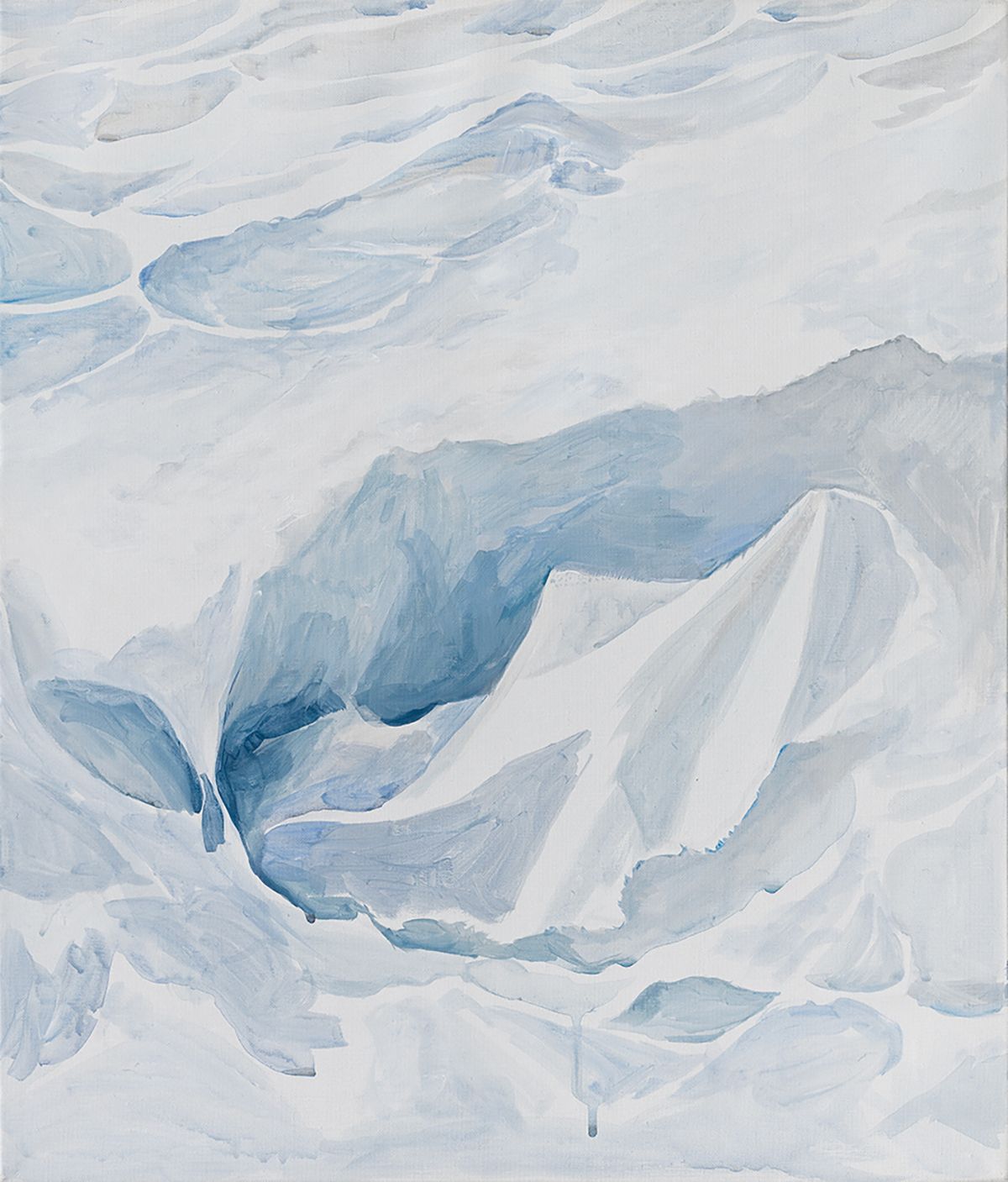 <무제 no.2(핑고)>, 2025, 캔버스에 아크릴릭, 53x45cm.