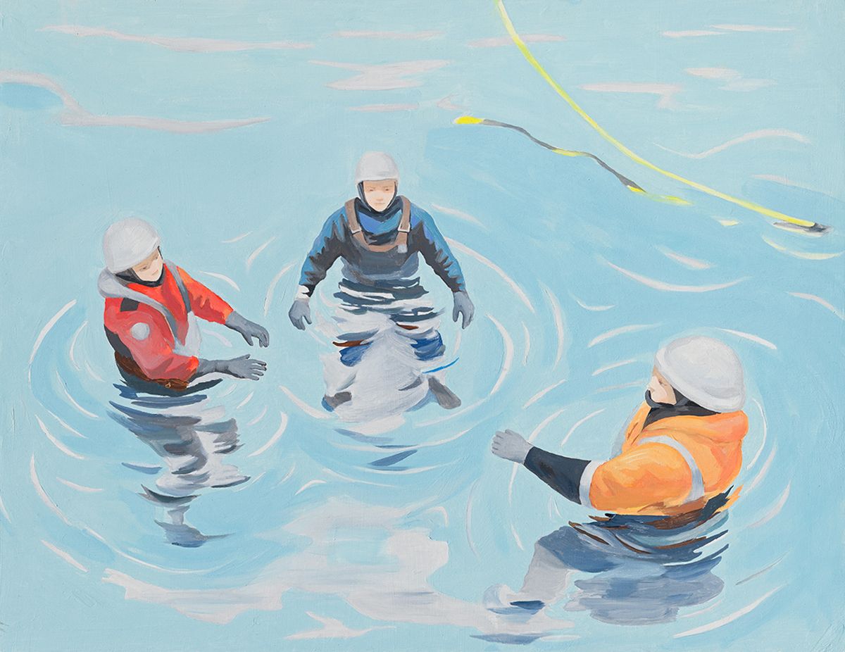 <생존을 위한 지침 III>, 2026, 패널에 유화 물감, 41x53cm.