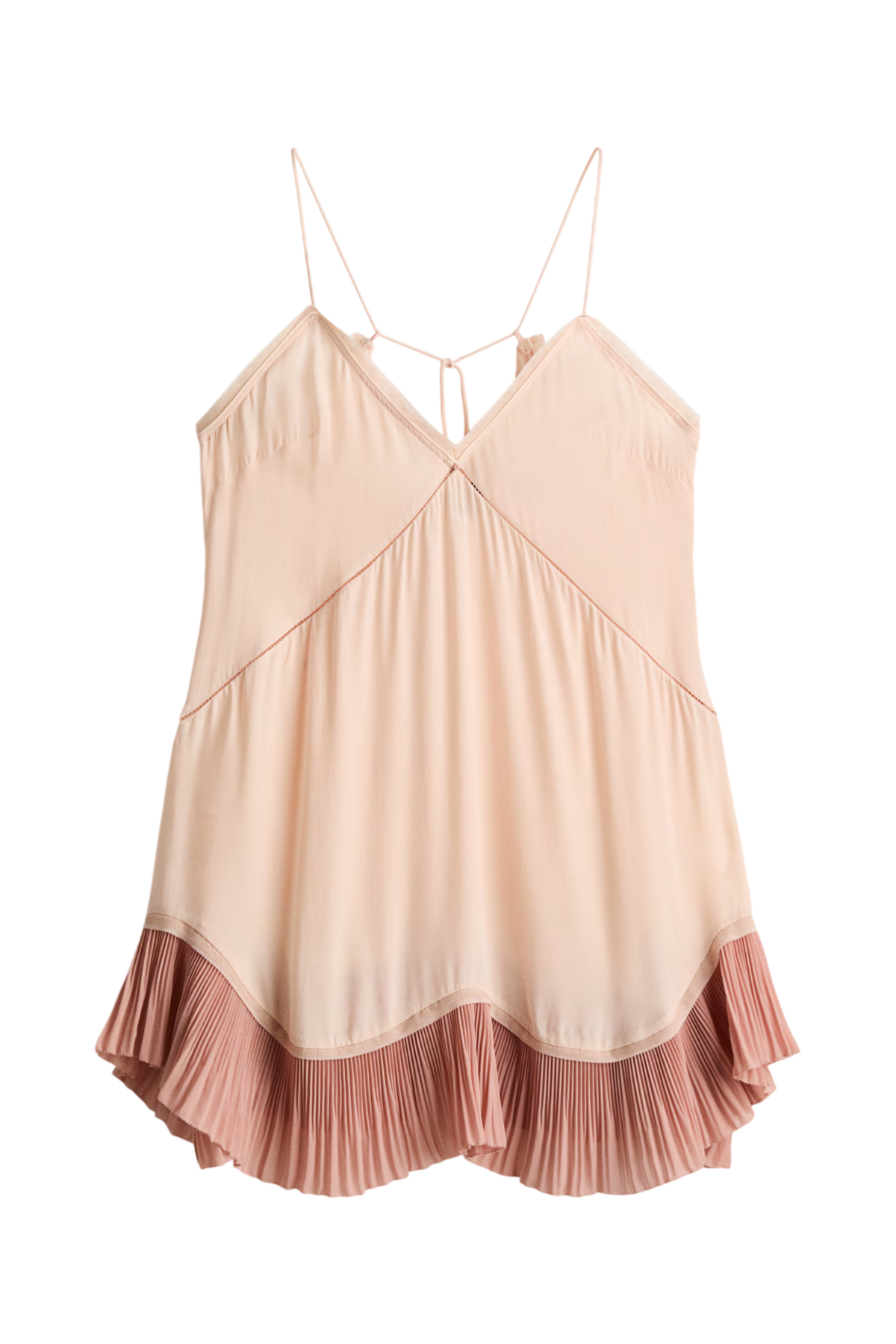 레이스 트리밍 슬립 드레스