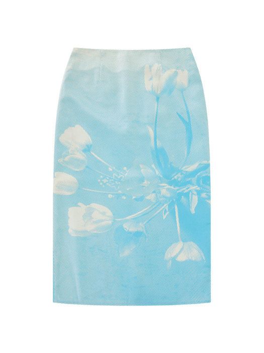 FLOWER BITMAP SKIRT