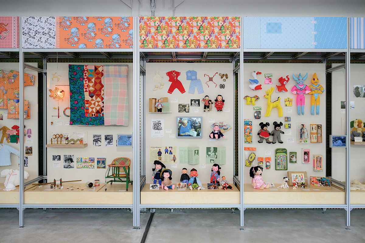 Exhibition view: Snuggle and Stitch: Childhood Textiles of Hong Kong, CHAT (Centre for Heritage, Arts and Textile), Hong Kong, 2025.