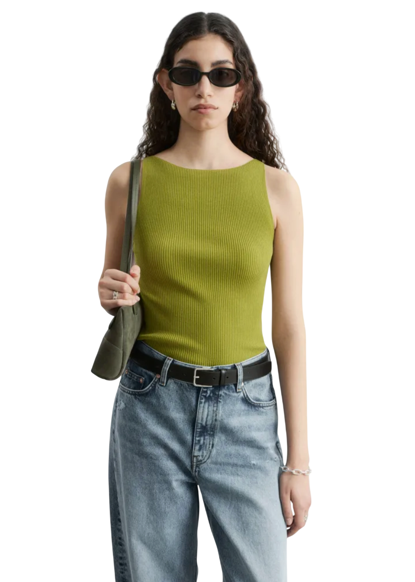 립 니트 탱크 탑