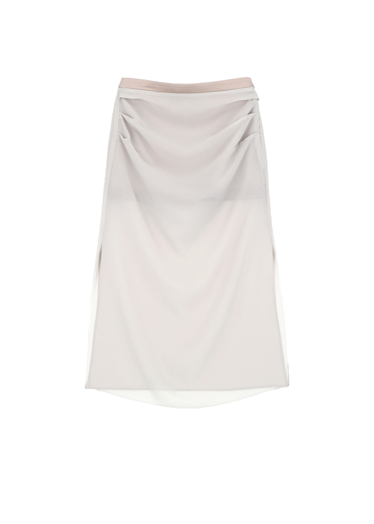 CHIFFON SLIT SKIRT