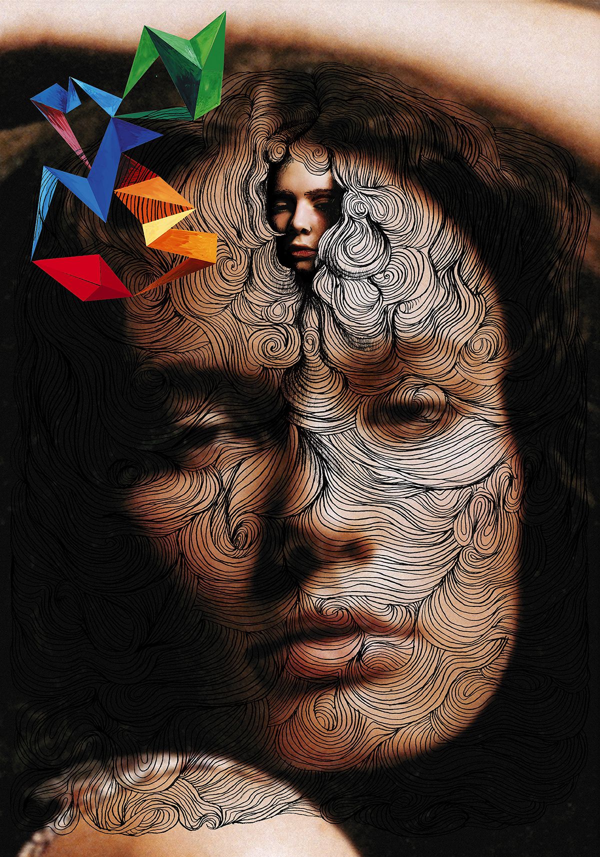 Inez & Vinoodh, <Melia Marden for Balenciaga>, 2011.