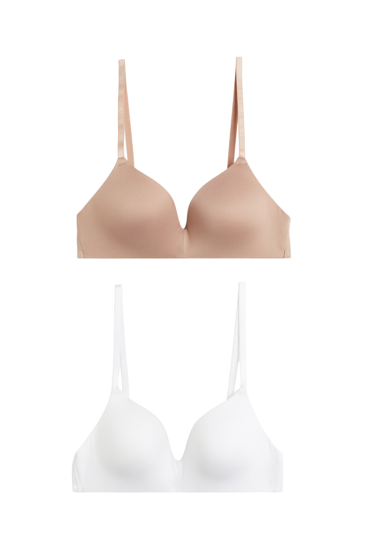 노와이어 마이크로파이버 브라
