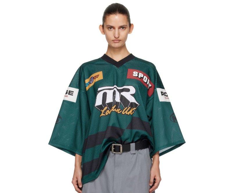 Green Oversized Hockey Jersey
