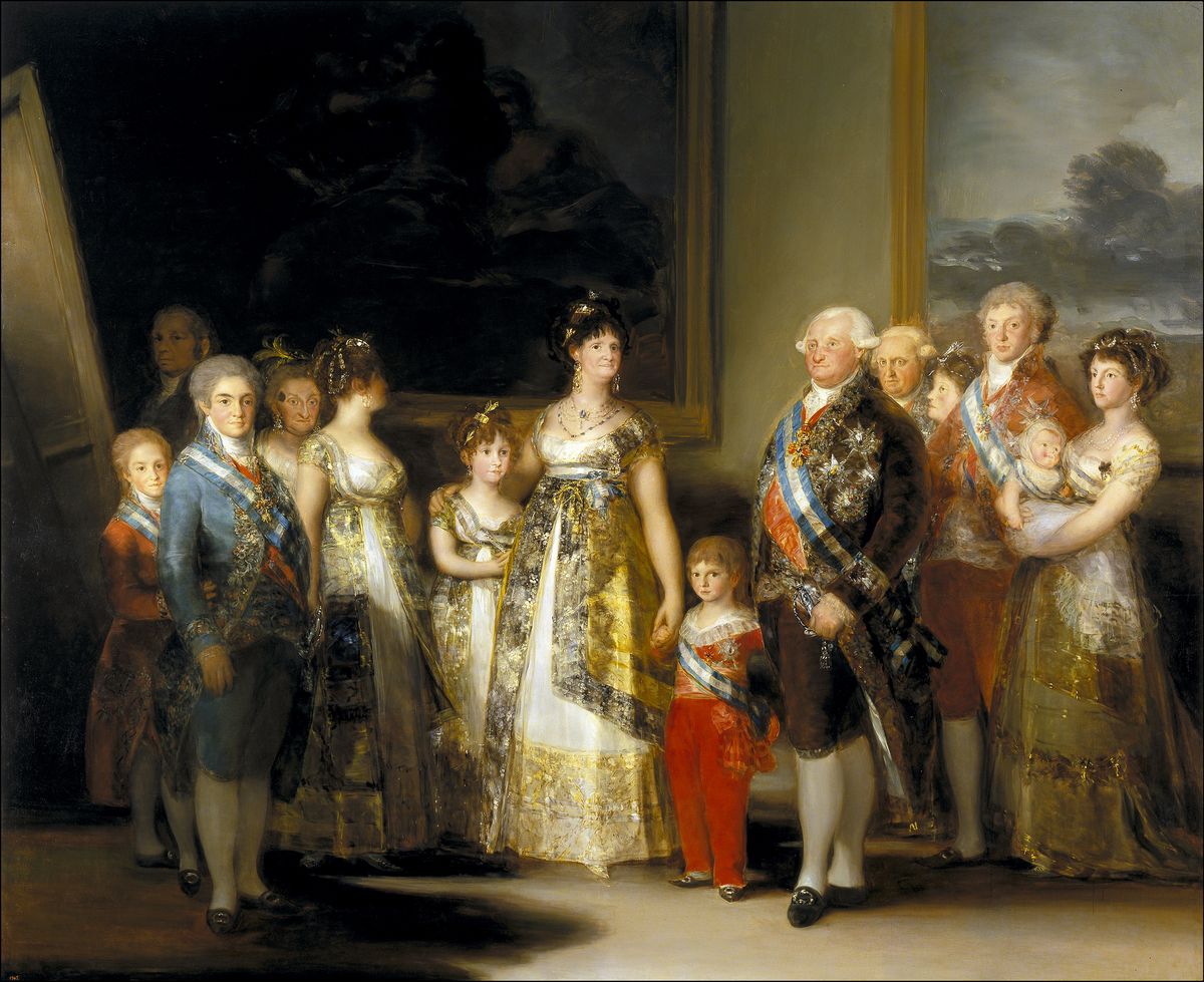 The Family of Carlos IV, 1800