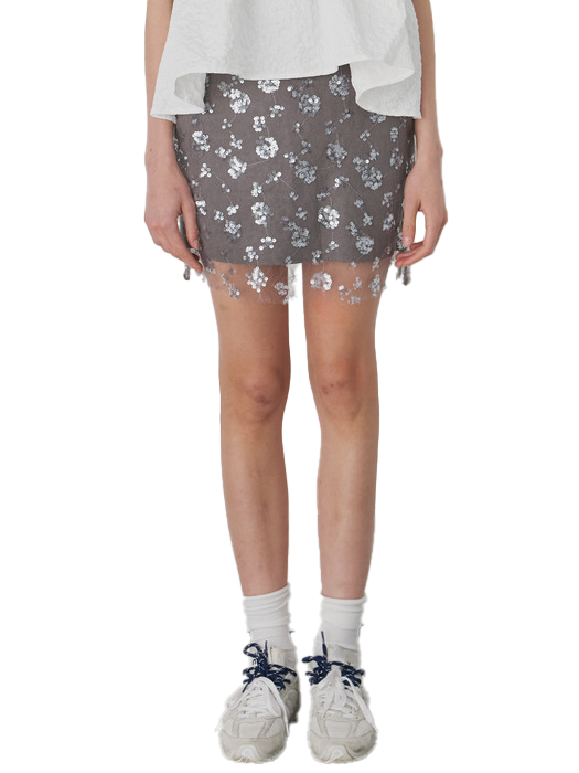 스파클 미니 스커트
