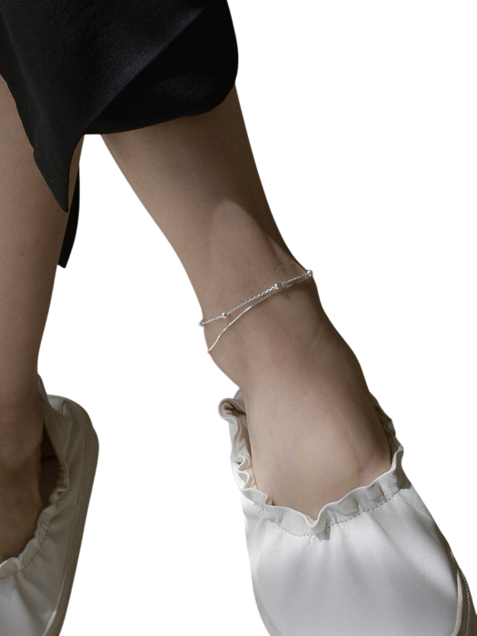실버925 스네이크 볼 라인