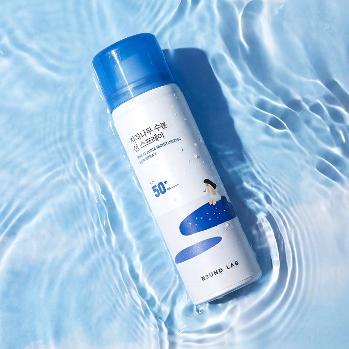 라운드랩 자작자무 수분 선 스프레이 100ml, 2만2천원.(출처: 브랜드 홈페이지)