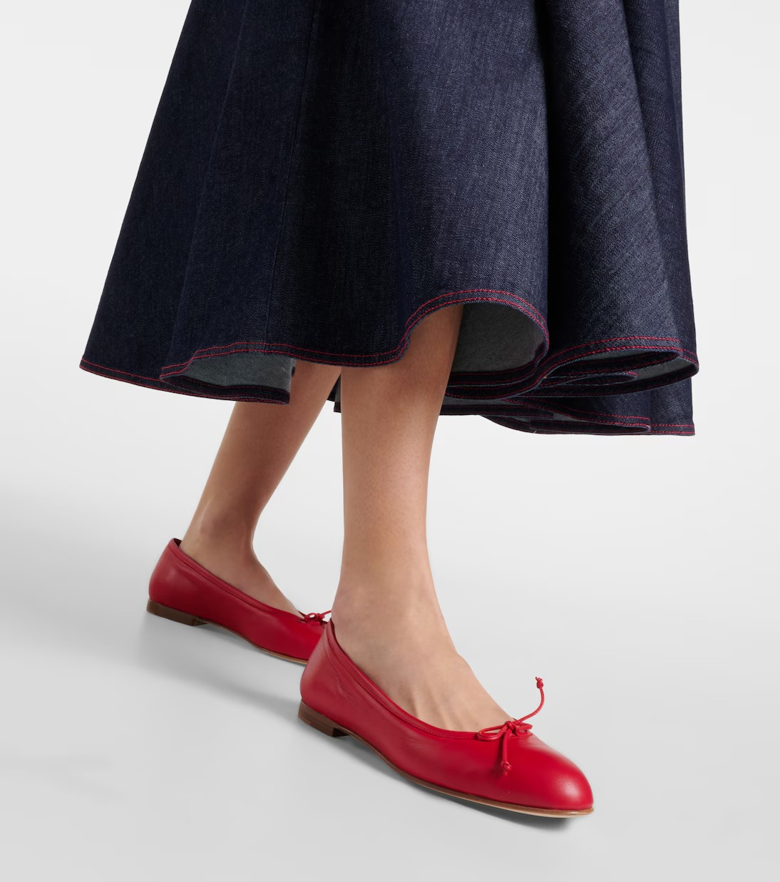 Veralli Verona leather ballet flats