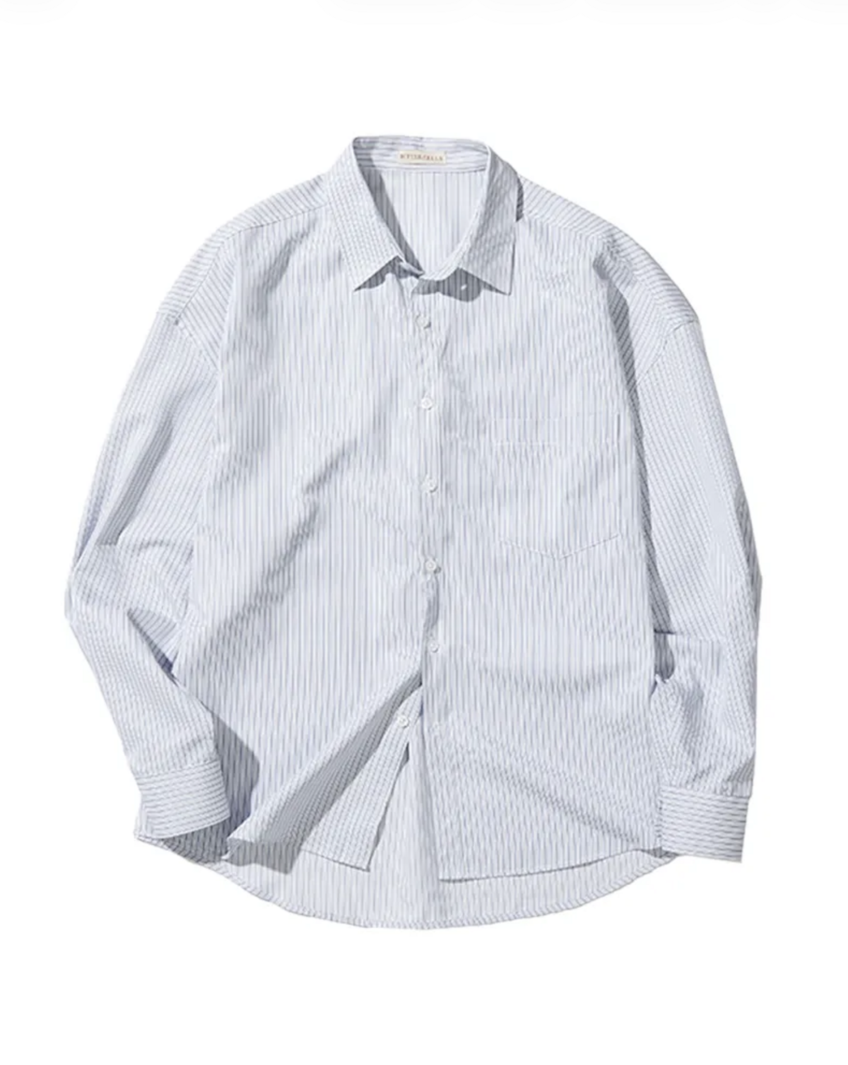 Wind Stripe Shirt-Blue