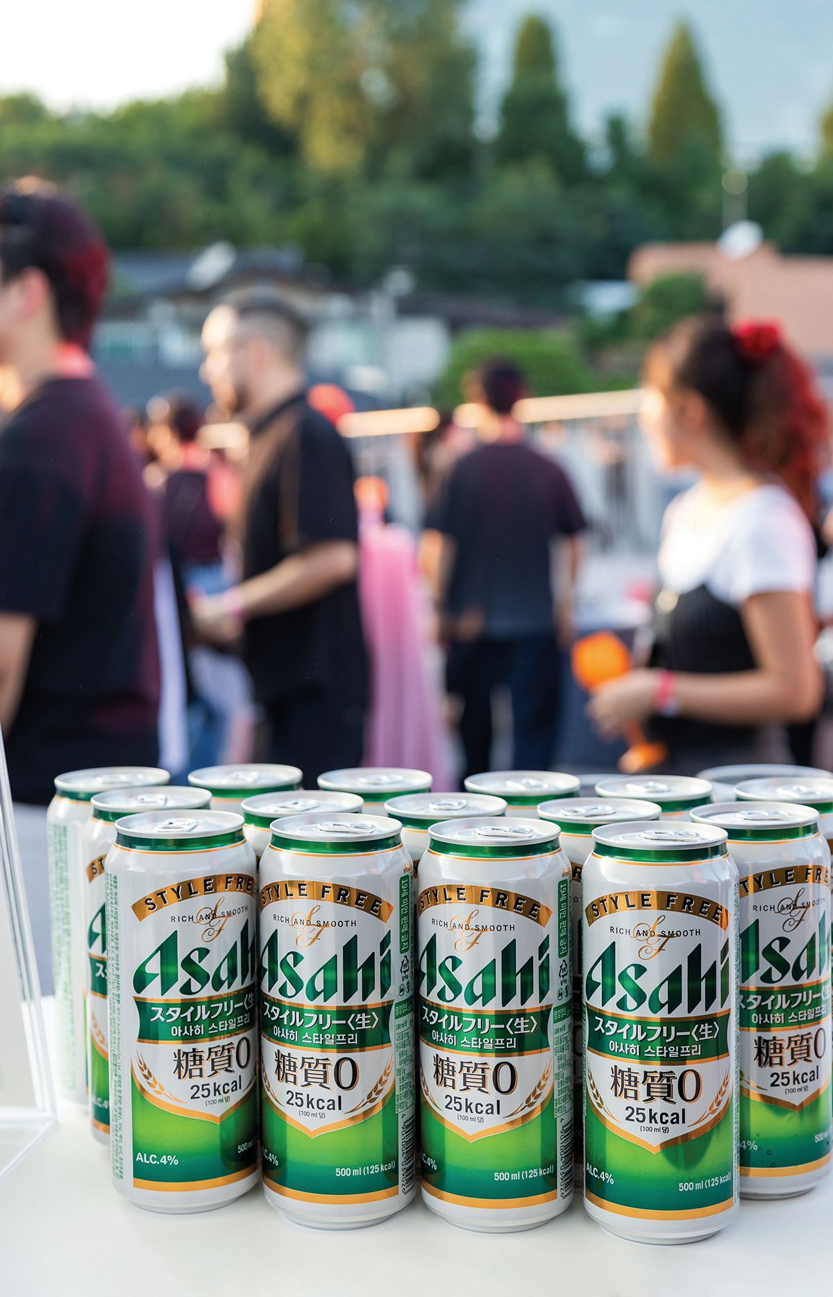 당질 0g으로 일반 맥주 대비 칼로리를 낮춘 아사히의 ‘스타일프리’ 캔맥주. 