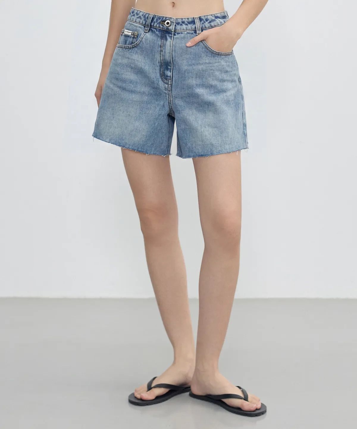데님 숏 팬츠