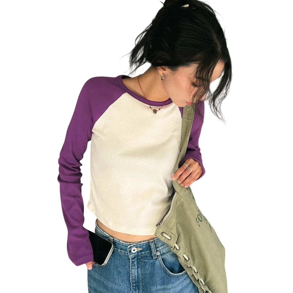 데일리 소프트 슬림 레글런 티