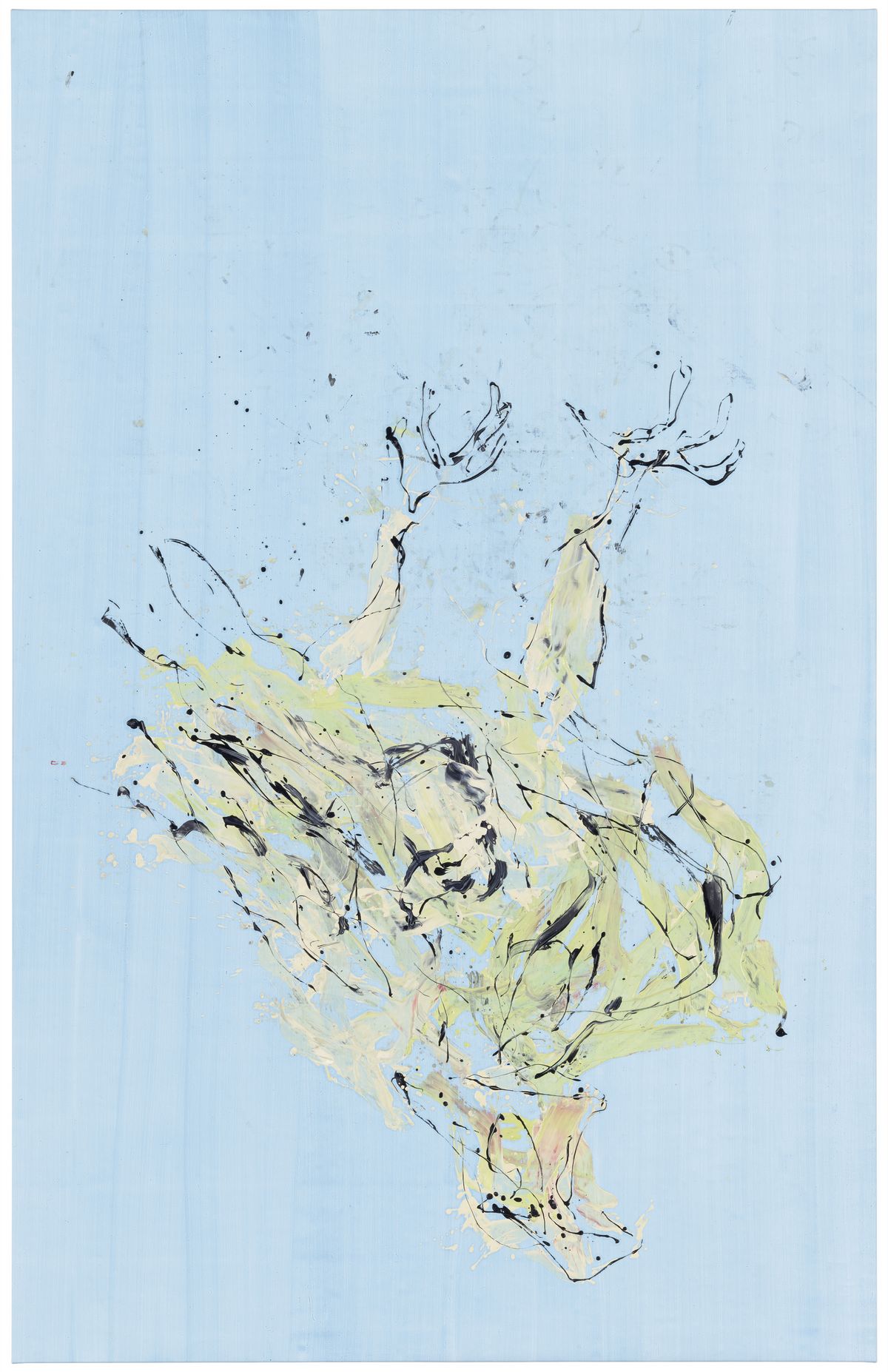 Georg Baselitz, Später wurden Halbschuh gefunden, 2023, Oil on canvas, 250 x 160 cm. Collection of Sehwa Museum of Art. © Georg Baselitz 2026. Photo: Ulrich Ghezzi. Image provided by Thaddaeus Ropac