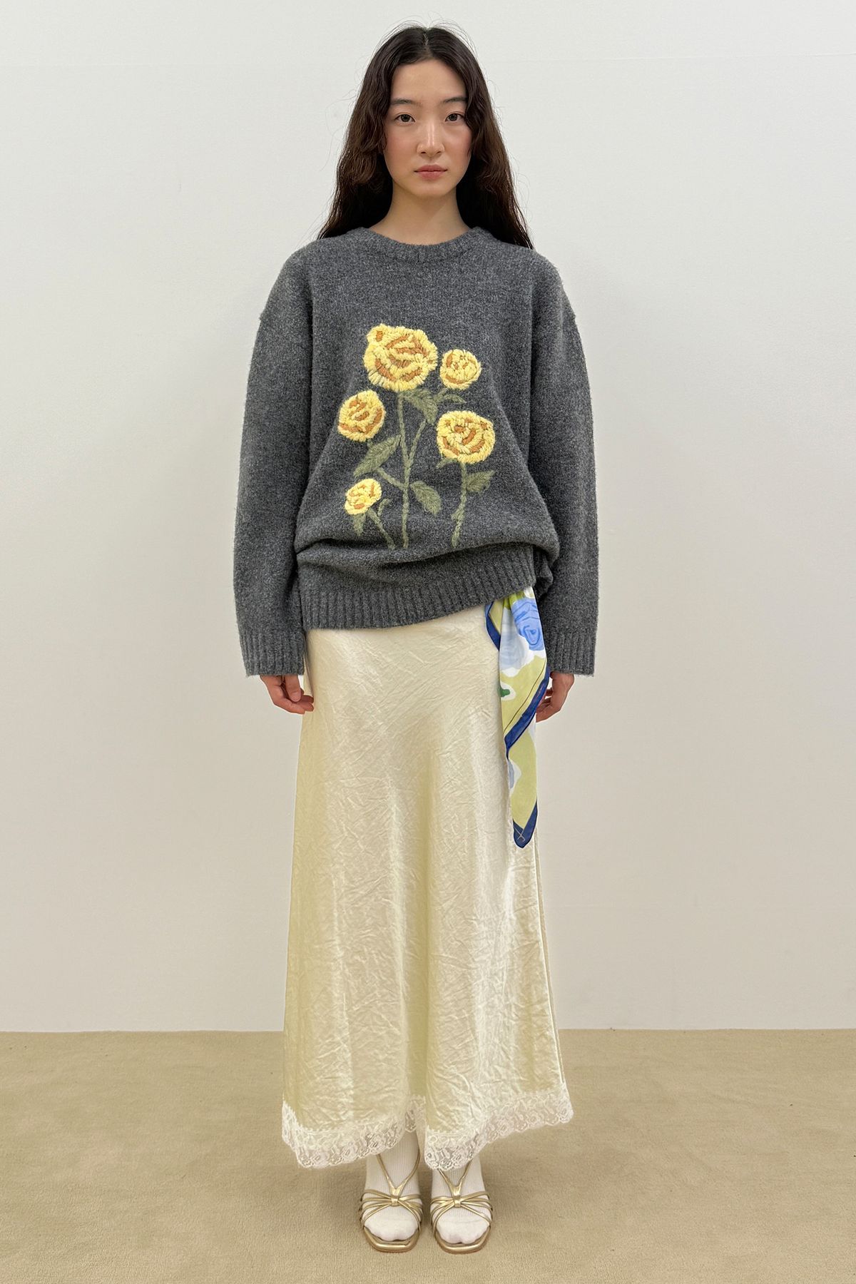 Rose Garden Pullover Knit