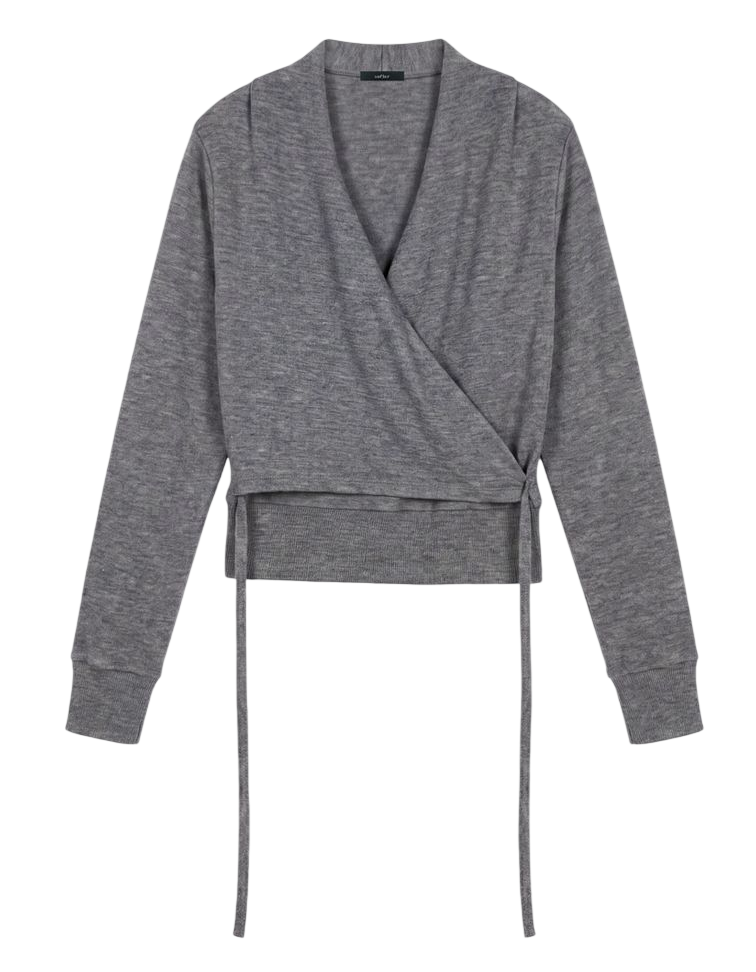 LOY WRAP DRAPE TOP