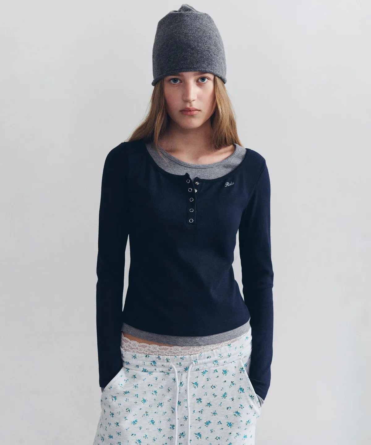 LAYERED HENRYNECK LONG SLEEVE