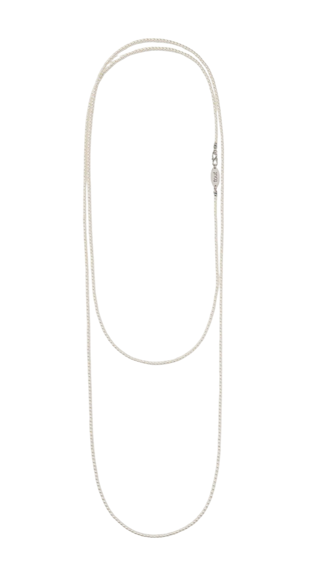 swan pearl long necklace