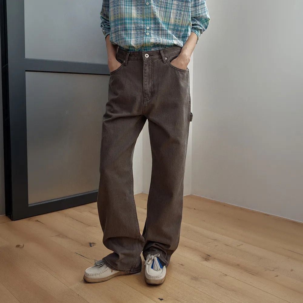 Cation color pants brown