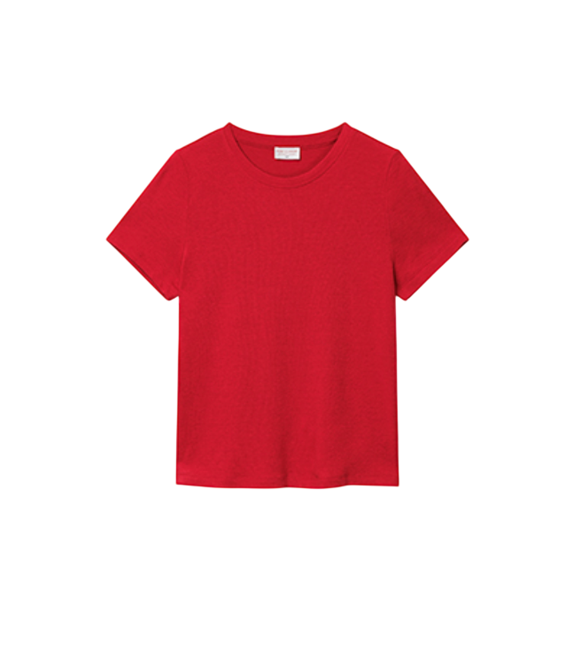 HALF SLEEVE WOOL BLEND T-SHIRT