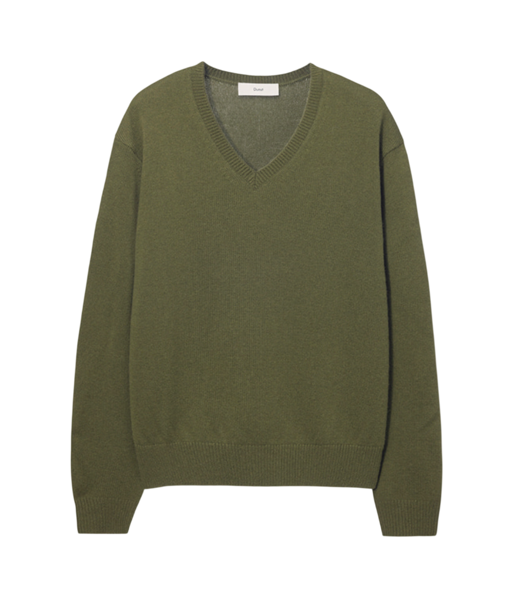UNISEX CASHMERE V-NECK SWEATER