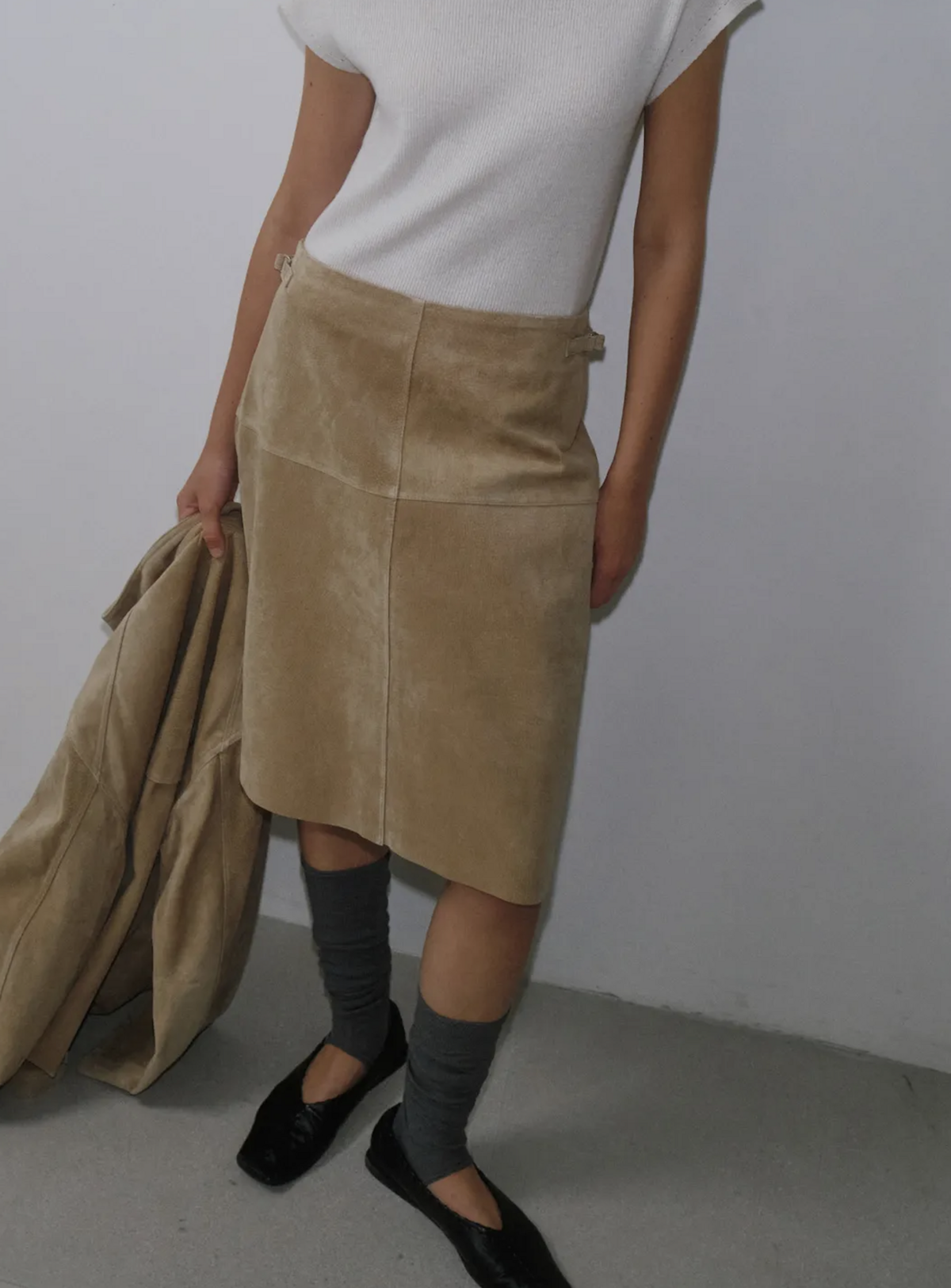 Classe Suede Skirt