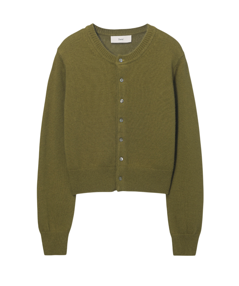 UNISEX CREWNECK KNIT CARDIGAN
