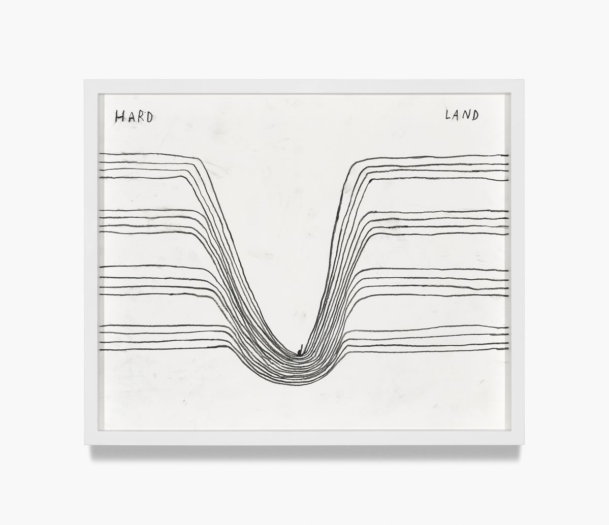 [갤러리현대] 김 크리스틴 선, Hard Land, 2026, 종이에 목탄, 35.6 x 43.2 cm 
