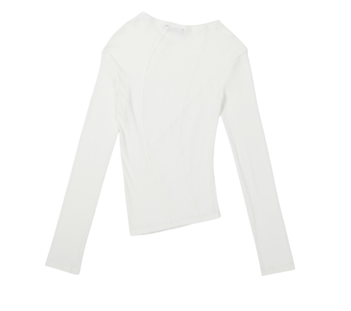 NEW CURVED LONG SLEEVE TOP