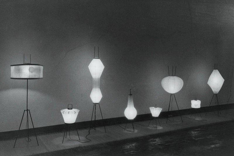 Installation views, ‘Isamu Noguchi Exhibition,’ Museum of Modern Art, Kamakura, Japan, September 23 – October 19, 1952. The Noguchi Museum Archives. ©INFGM / ARS