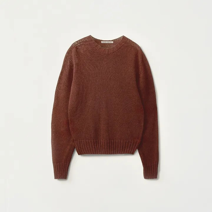 Light mesh pullover knit