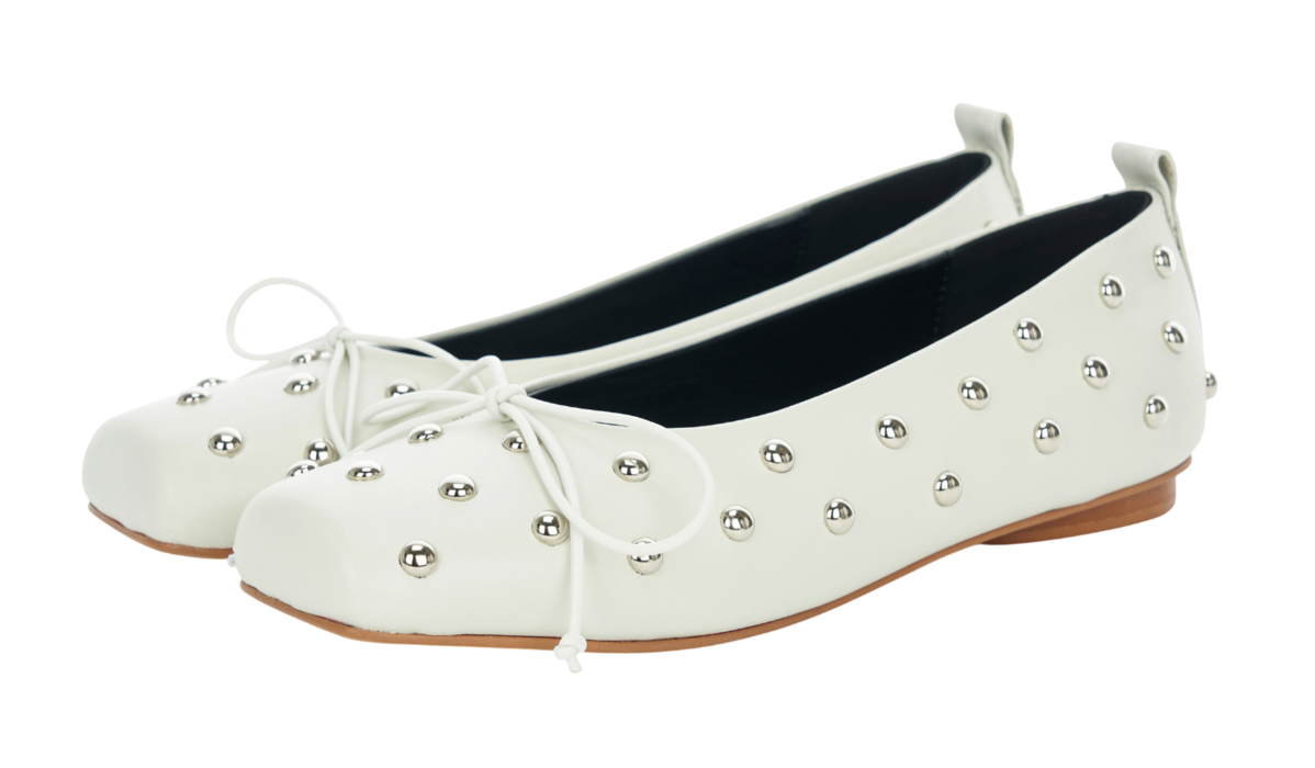 SIA Stud Ballerina Flats