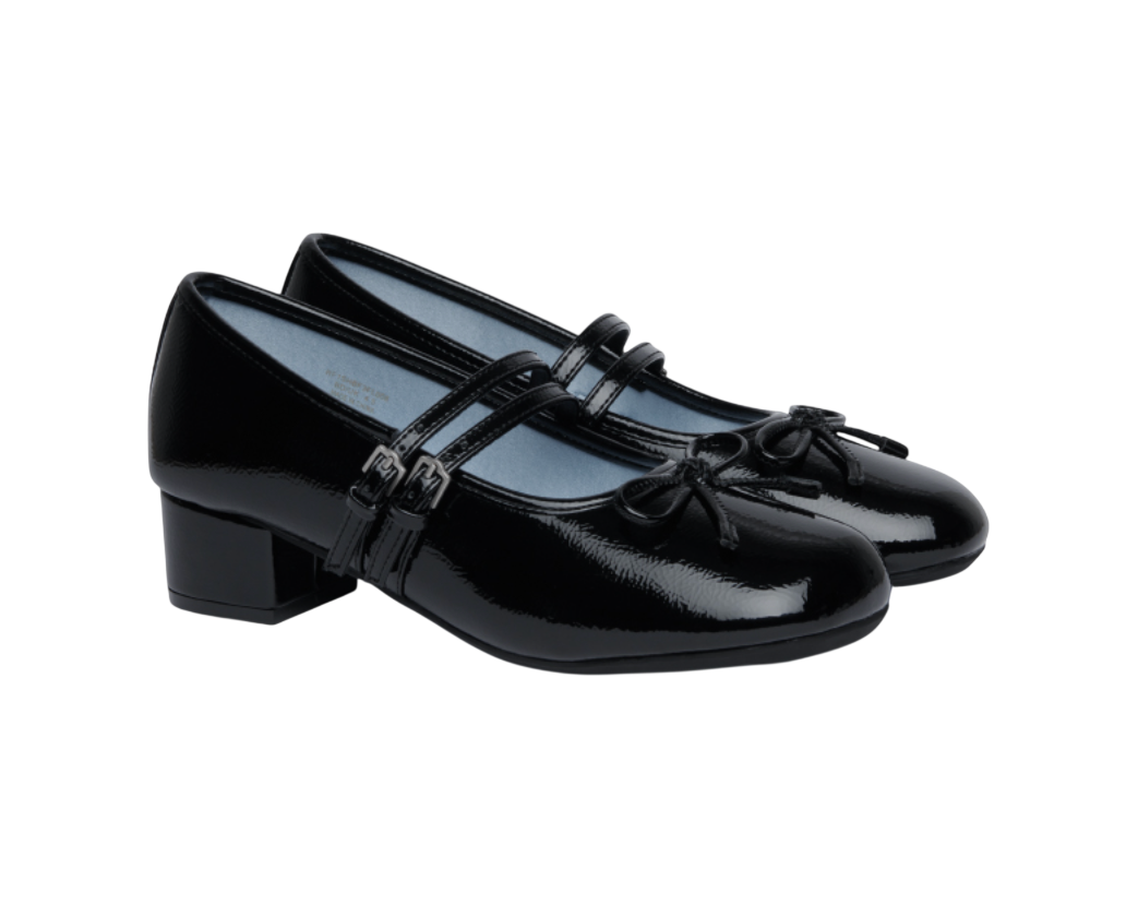 SQUARE TOE TWO STRAP MARYJANES