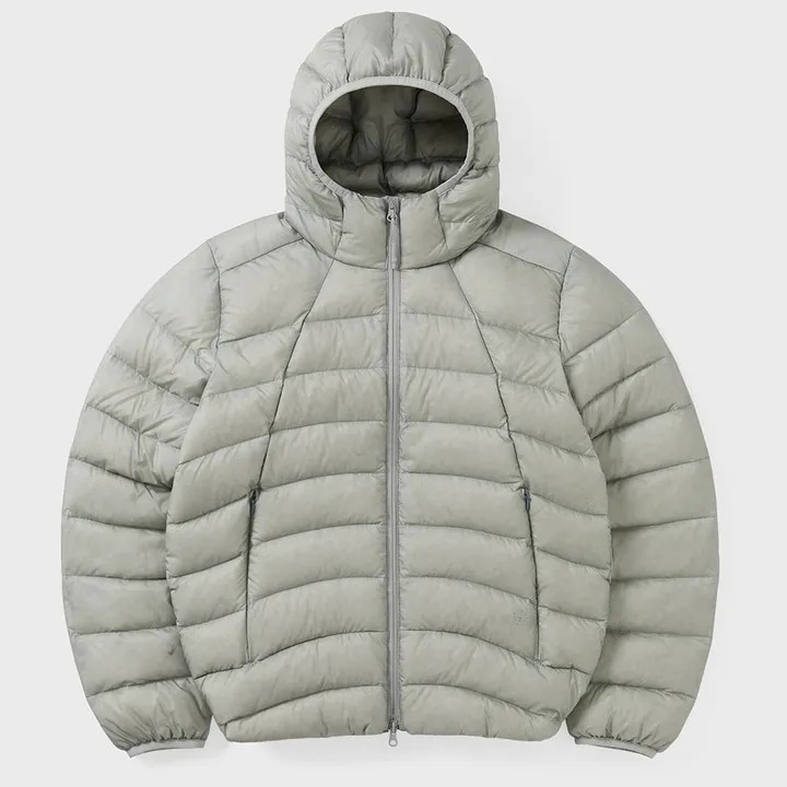 Hooded Fly Light Down Jacket