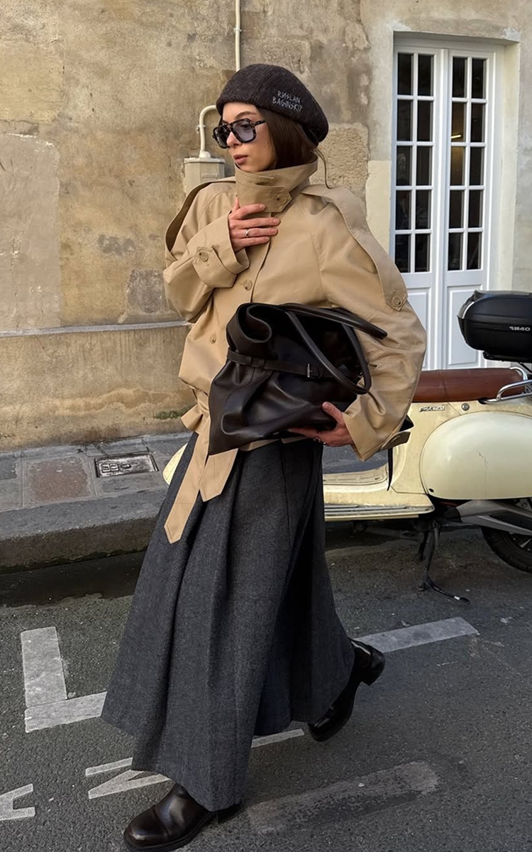 올봄 트렌치 코트를 입는 가장 세련된 방법들