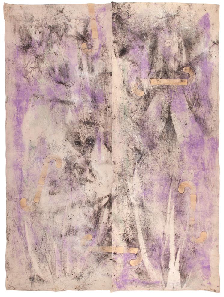 Jessica Warboys, <River Painting, Worm Moon, Fossbekken>, 2022. Avec l’aimable permission de Gaudel de Stampa et de l’artiste Courtesy of Gaudel de Stampa and the artist © Gaudel de Stampa