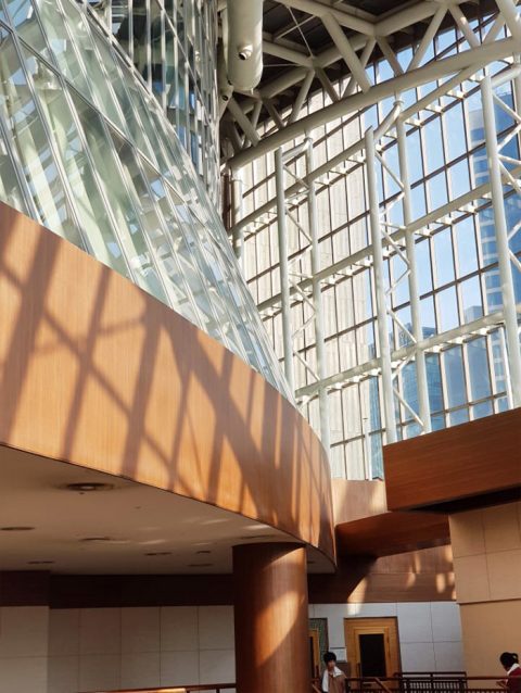 채광 ‘갑’, 찜질방 메인 공간